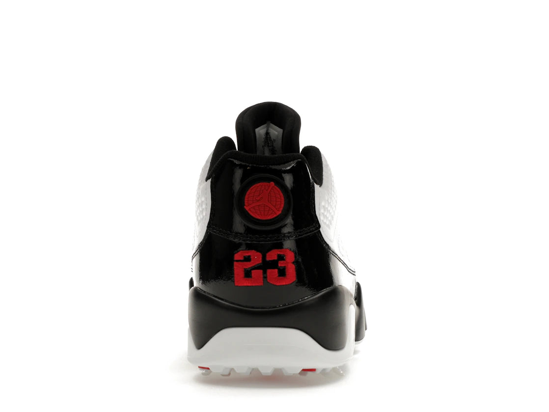 Jordan 9 Retro Low Golf Weiß Schwarz Echtrot