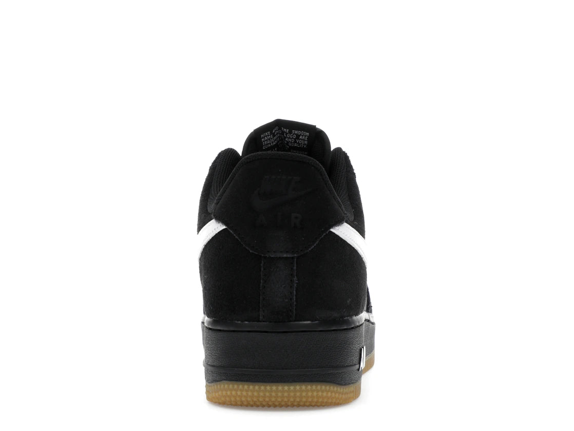 Nike Air Force 1 Low '07 LV8 Schwarz/Gummi Hellbraun/Weiß