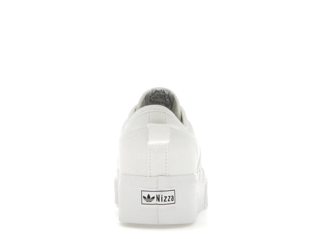 adidas Nizza Platform Triple White (Women's)