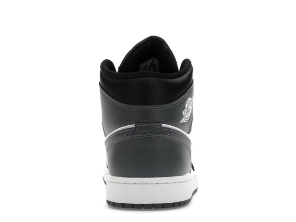 Jordan 1 Mid Black White Iron Grey