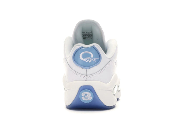 Reebok Question Low Patent Toe Carolina Blue