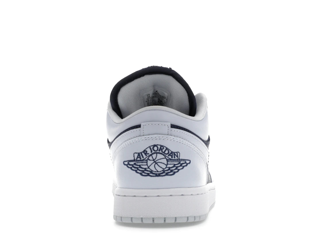 Jordan 1 Low SE Football Grey White Gym Red Midnight Navy (Women's)