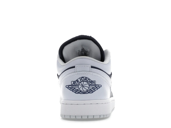 Jordan 1 Low SE Football Grau Weiß Gym Red Mitternachtsblau (Damen)
