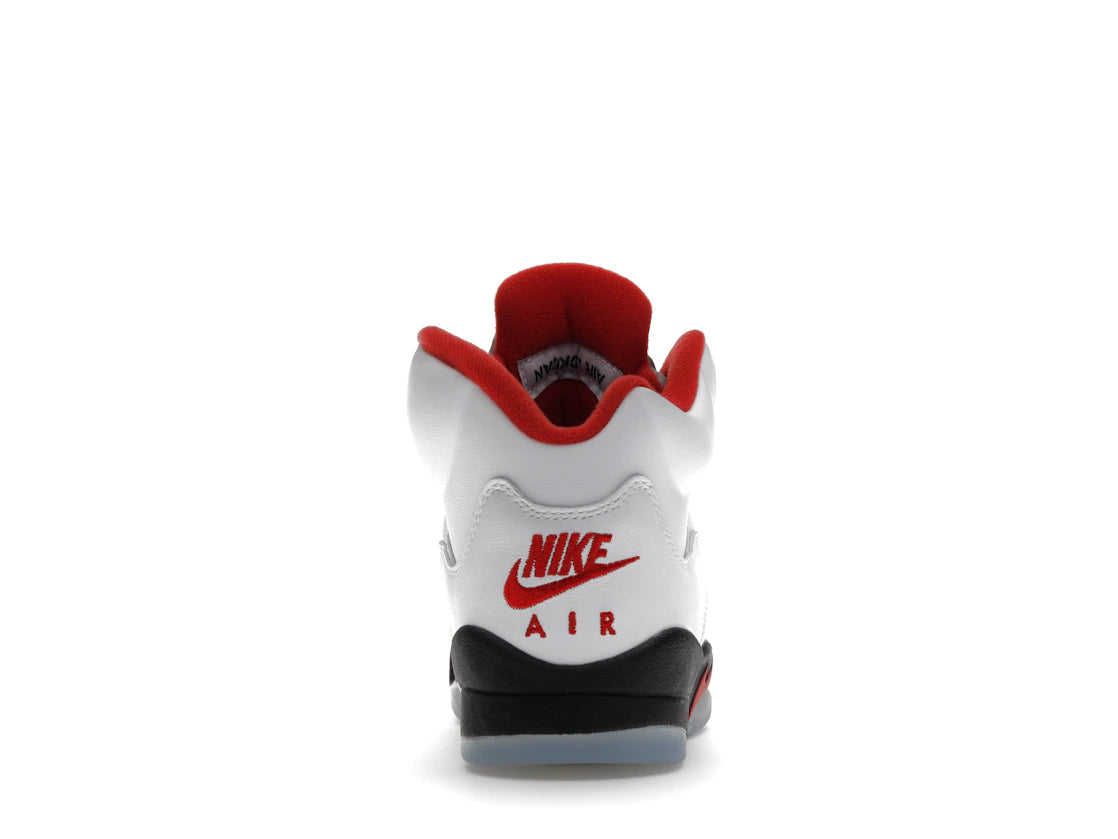 Jordan 5 Retro Fire Red Silver Tongue (2020) (GS)