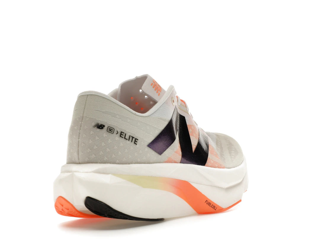 New Balance FuelCell SuperComp Elite v4 White Angora Hot Mango