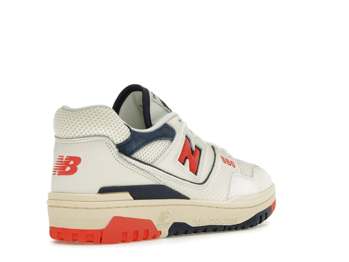 New Balance 550 Sea Salt Pack Blast Red