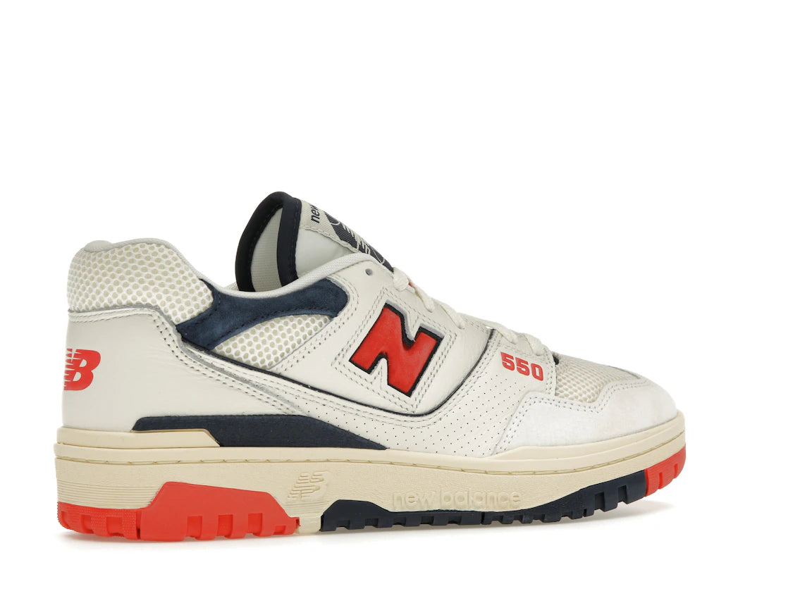 New Balance 550 Sea Salt Pack Blast Red
