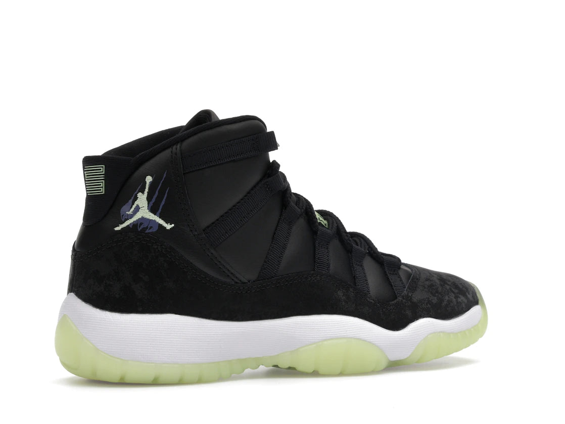 Jordan 11 Retro Black Barely Volt (GS)