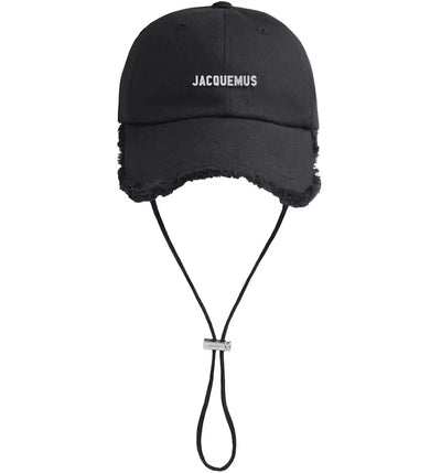 Jacquemus La Casquette Artichaut Black