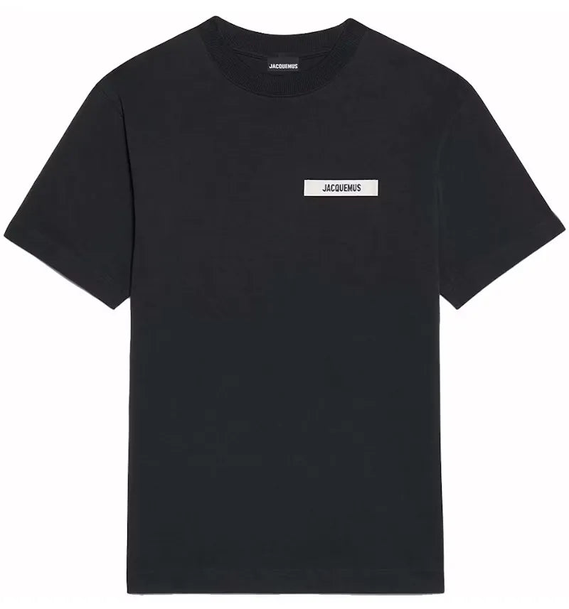 Jacquemus Le T-Shirt Gros Grain Black - vue 360