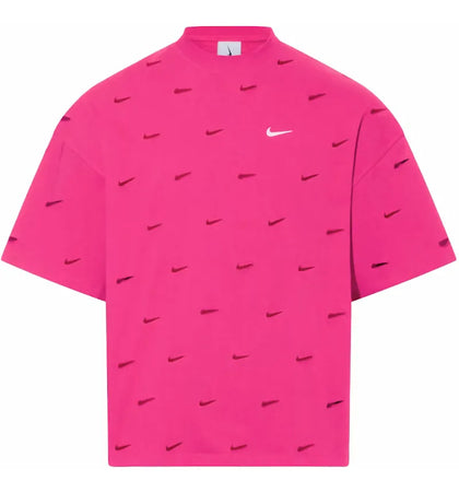 Jacquemus x Nike Le Swoosh T-shirt Dark Pink - authentic Jacquemus apparel