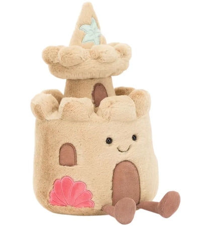 Plush Amuseables Sandcastle - authentic Jellycat product
