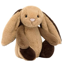 Jellycat Bashful Patchwork Brown Bunny Plush
