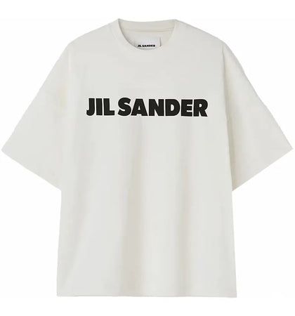 Jil Sander Women's Logo T-shirt Natural - authentic Jil Sander apparel