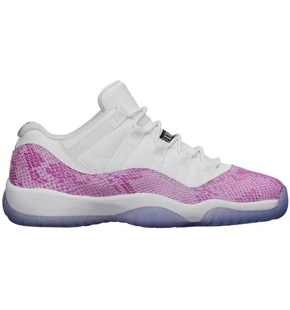 Jordan 11 Retro Low Pink Snakeskin (2013) (GS) - authentic Jordan sneakers