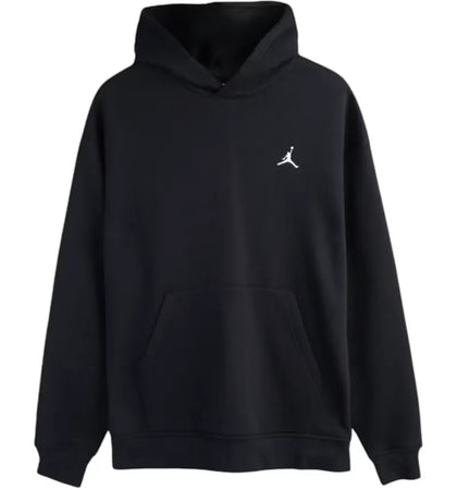 Jordan Brooklyn Fleece Pullover Hoodie Black/White - authentic Jordan apparel