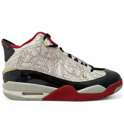 Jordan Dub-Zero White Black Varsity Red - authentic Jordan sneakers