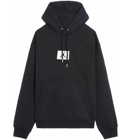 Jordan Flight Fleece Pullover Hoodie Black - authentic Jordan apparel