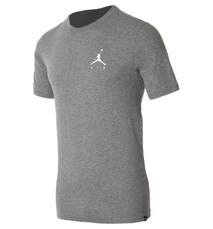 Jordan Jumpman Air Embroidered T-shirt Grey - authentic Jordan apparel