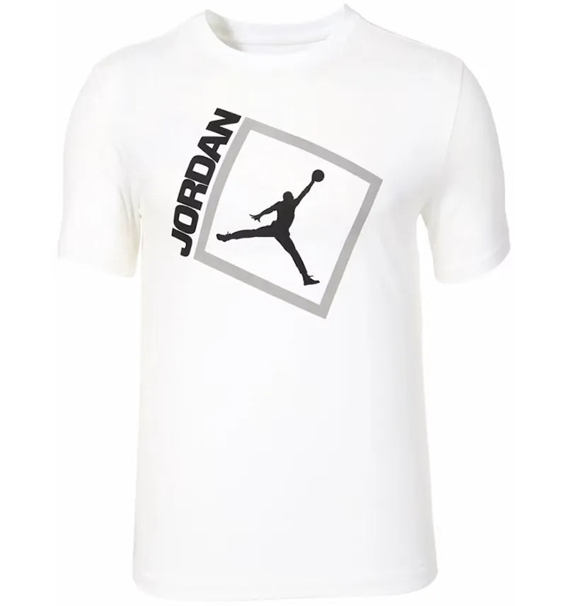 Jordan Jumpman Box S/S T-Shirt White - vue 360