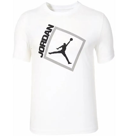 Jordan Jumpman Box S/S T-Shirt White - authentic Jordan apparel