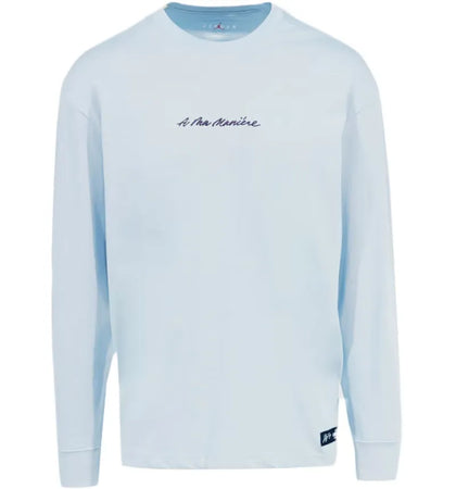 Jordan x A Ma Maniere L/S Tee (Asia Sizing) Obsdian Mist - authentic Jordan sneakers