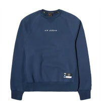 Jordan x Fragment Crewneck Sweatshirt Navy/Sport Royal/White