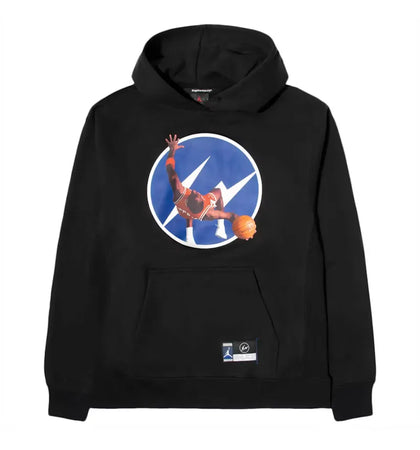 Jordan x Fragment Image Pullover Hoodie Black - authentic Jordan apparel