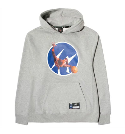 Jordan x Fragment Image Pullover Hoodie Dark Grey Heather - authentic Jordan apparel