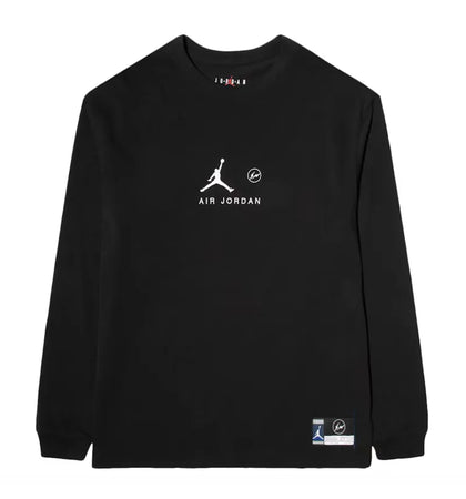 Jordan x Fragment L/S T-shirt Black - authentic Jordan apparel