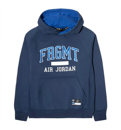 Jordan x Fragment Pullover Hoodie Navy/Sport Royal/White - authentic Jordan apparel