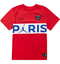 Jordan x Paris Saint-Germain Wordmark Tee Red