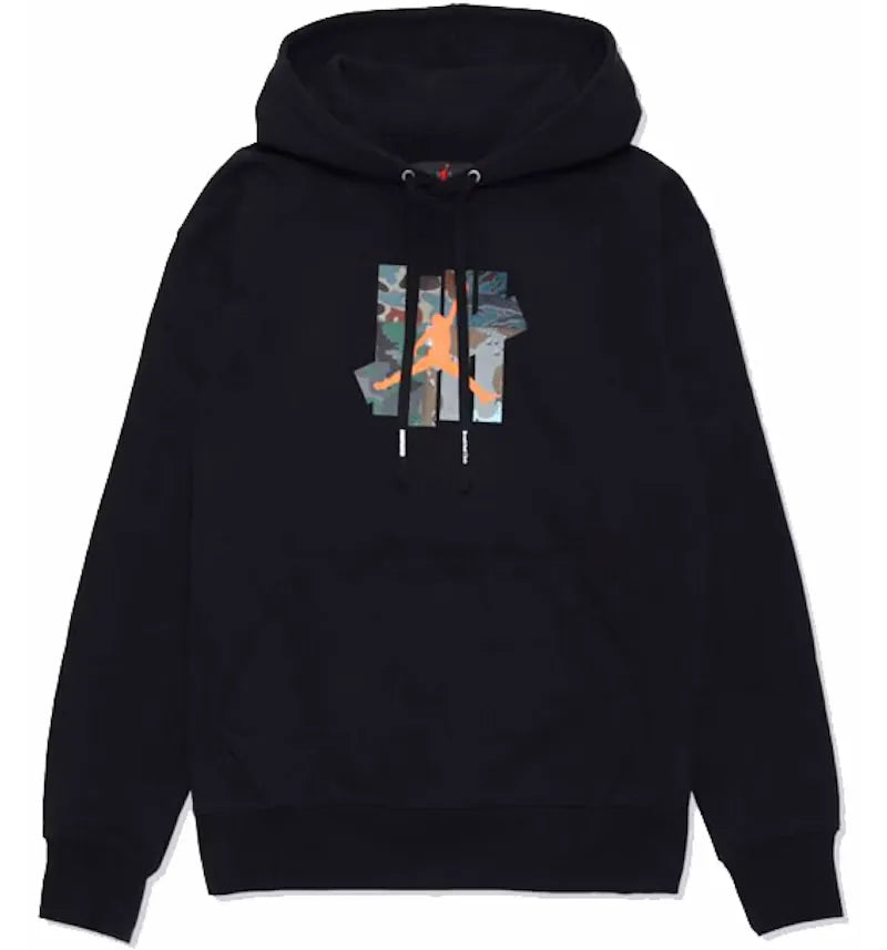 Jordan x Undefeated Hoodie Black - vue 360