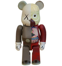 KAWS Bearbrick Dissected 100% Brown