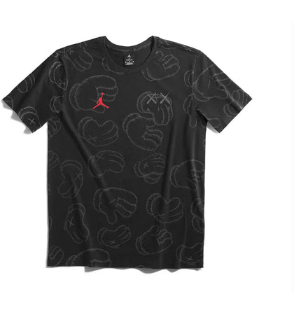 KAWS x Jordan Tee Black - authentic KAWS sneakers