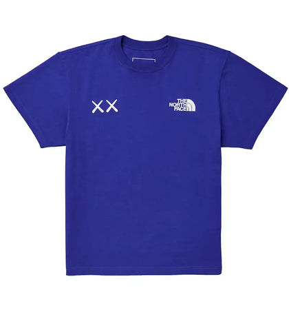 KAWS x The North Face Tee Bolt Blue - authentic KAWS product