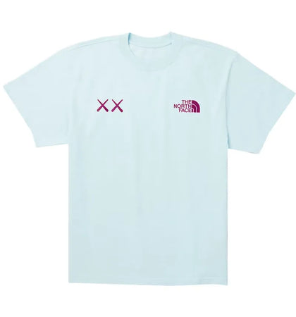 KAWS x The North Face Tee Ice Blue - authentic KAWS product