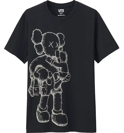 KAWS x Uniqlo Clean Slate Tee (Asia Sizing) Black - authentic KAWS product