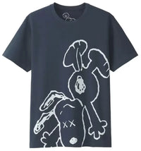 KAWS x Uniqlo x Peanuts Snoopy Falling Tee Navy