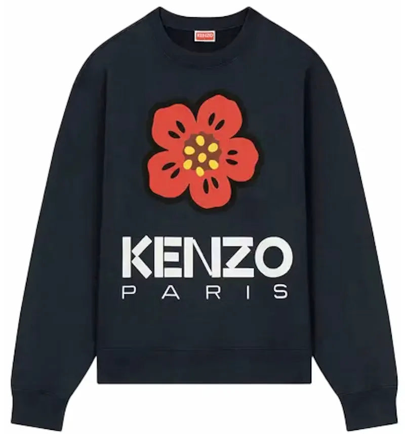 KENZO Boke Flower Sweatshirt Black - vue 360
