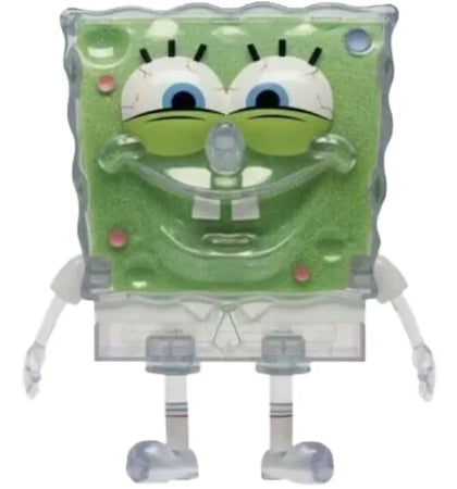 Kidrobot x Spongebob Squarepants NTWRK Sea Sponge Spongebob Figure 8 Inch Green Glow - authentic Kidrobot apparel