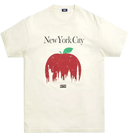 Kith Big Apple Vintage Tee Waffle - authentic Kith product