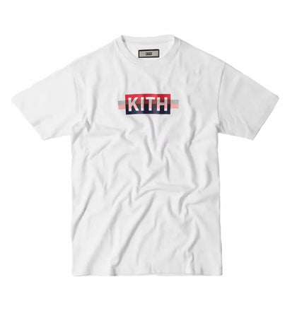 Kith Classic Strike Logo Tee White - authentic Kith product