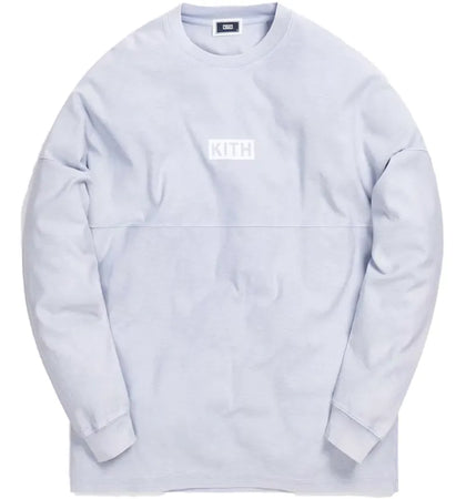 Kith Paneled L/S Tee Light Indigo - authentic Kith product