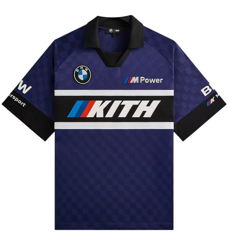 Kith x BMW Moto Jersey Techno Violet - vue 360
