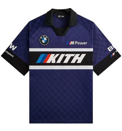 Kith x BMW Moto Jersey Techno Violet - authentic Kith apparel