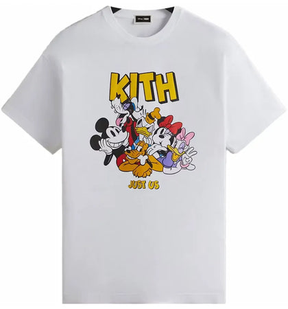 Kith x Disney Mickey & Friends It's All Love Vintage Tee White - authentic Kith product