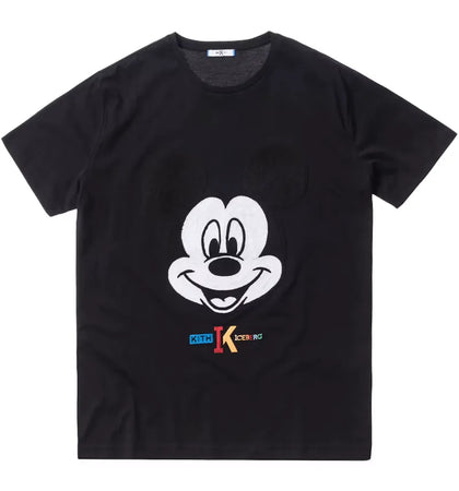 Kith x Iceberg Mickey Tee Black - authentic Kith product