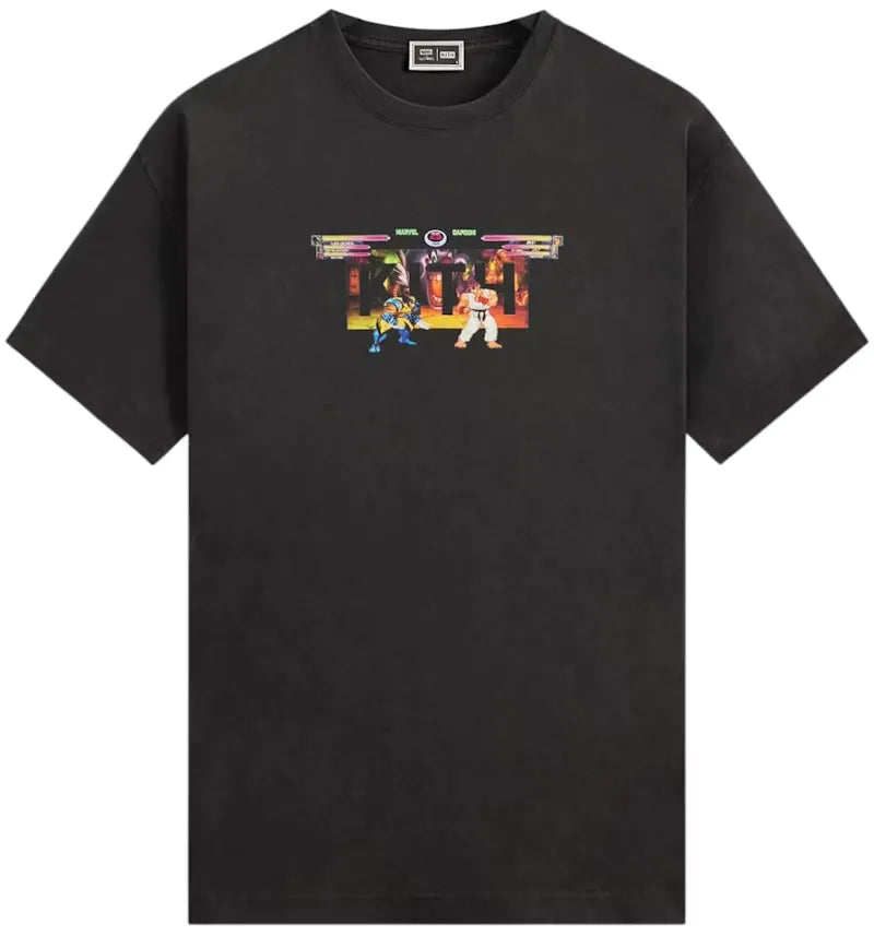 Kith x Marvel vs. Capcom Circus Vintage Tee Black - vue 360