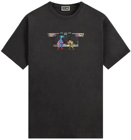 Kith x Marvel vs. Capcom Industrial Vintage Tee Black - authentic Kith product